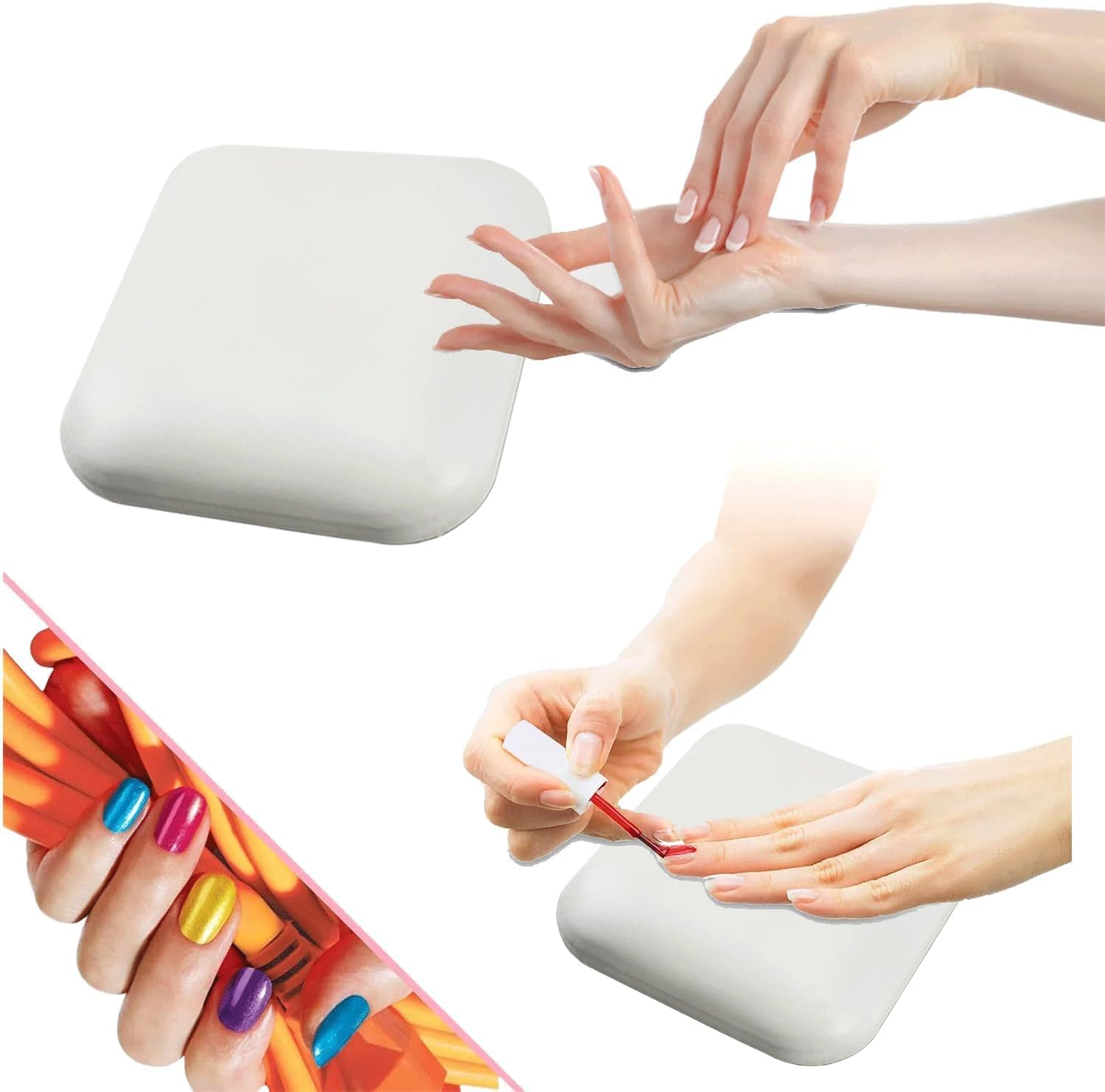 Nail Armrest Cushion for Elbows, Nail Arm Rest Hand Cushion, Non-Slip Manicure Hand Cushion, Manicure Hand Rest Cushion, Non-Slip Elbow Pad, Nail Hand Cushion, Nail Studio Non-Slip Hand Rest image number 4