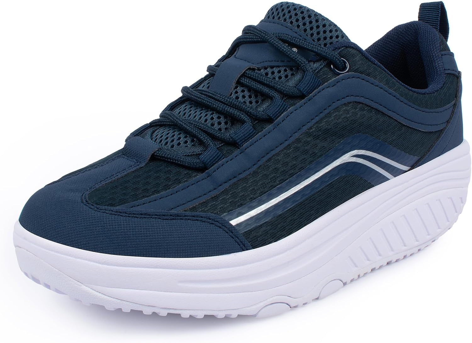 Aerosoft Walker Comfort Lace-Up Shoe Women Men Memory Foam Interchangeable Footbed