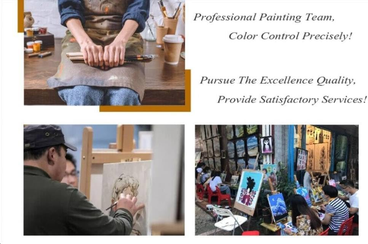 Hand-Painted Oil Painting - Abstract Waterfall Birch Tree Texture Light Luxury Painting Large Size Sofa Hanging Painting,On Canvas Wall Art for Living Room Bedroom Home Stairway Decor,As Shown,80 X image number 4