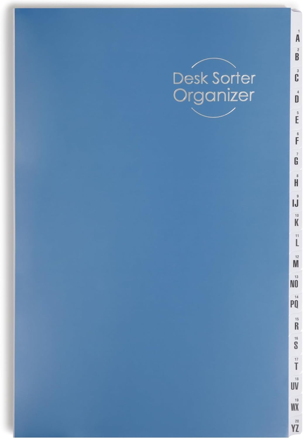 Smead Desk File/Sorter, Alphabetic (A-Z) and Numeric (1-20), 20 Dividers, Legal Size, Dark Blue (89237) image number 2