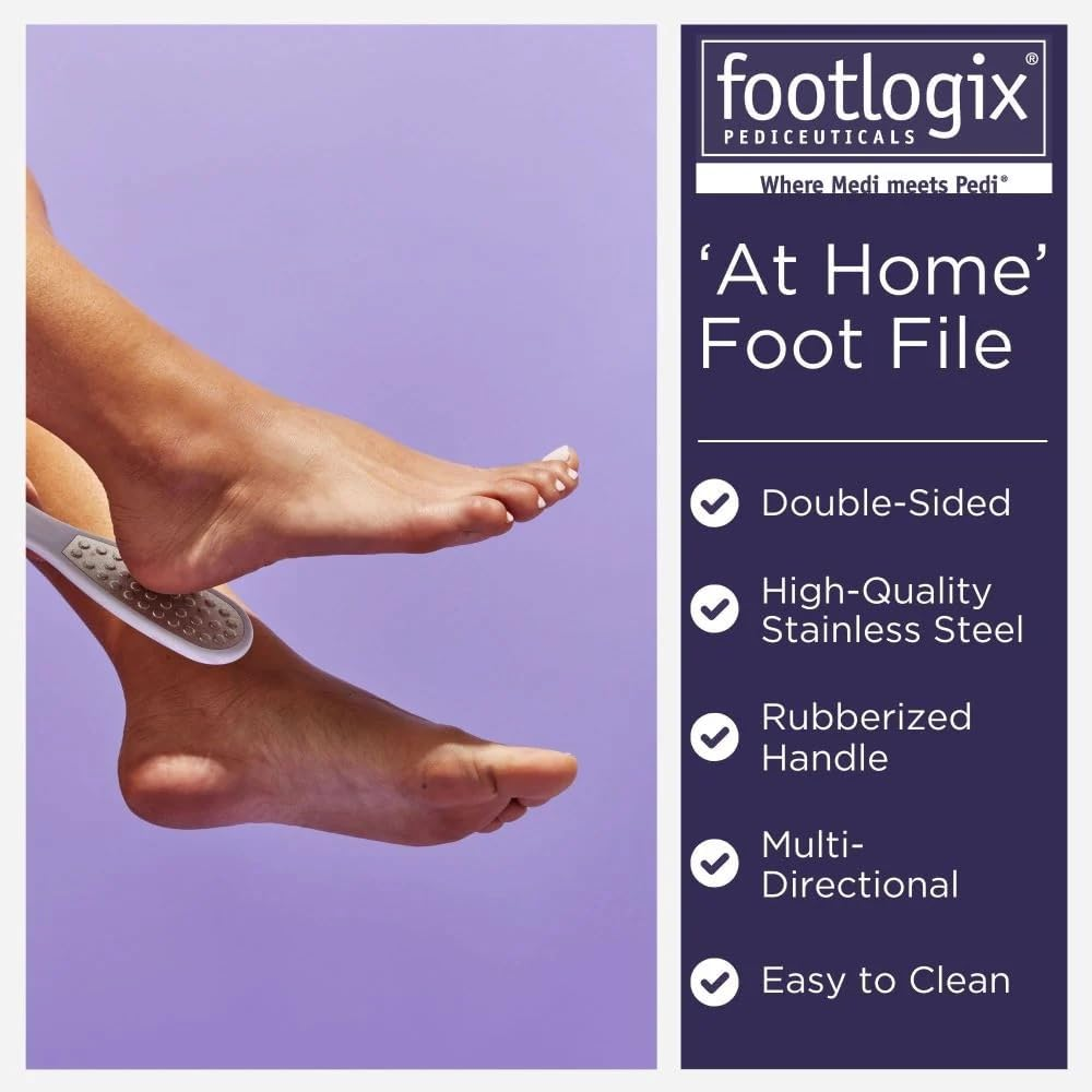FOOTLOGIX Double Sided File with Rubberized Handle image number 2