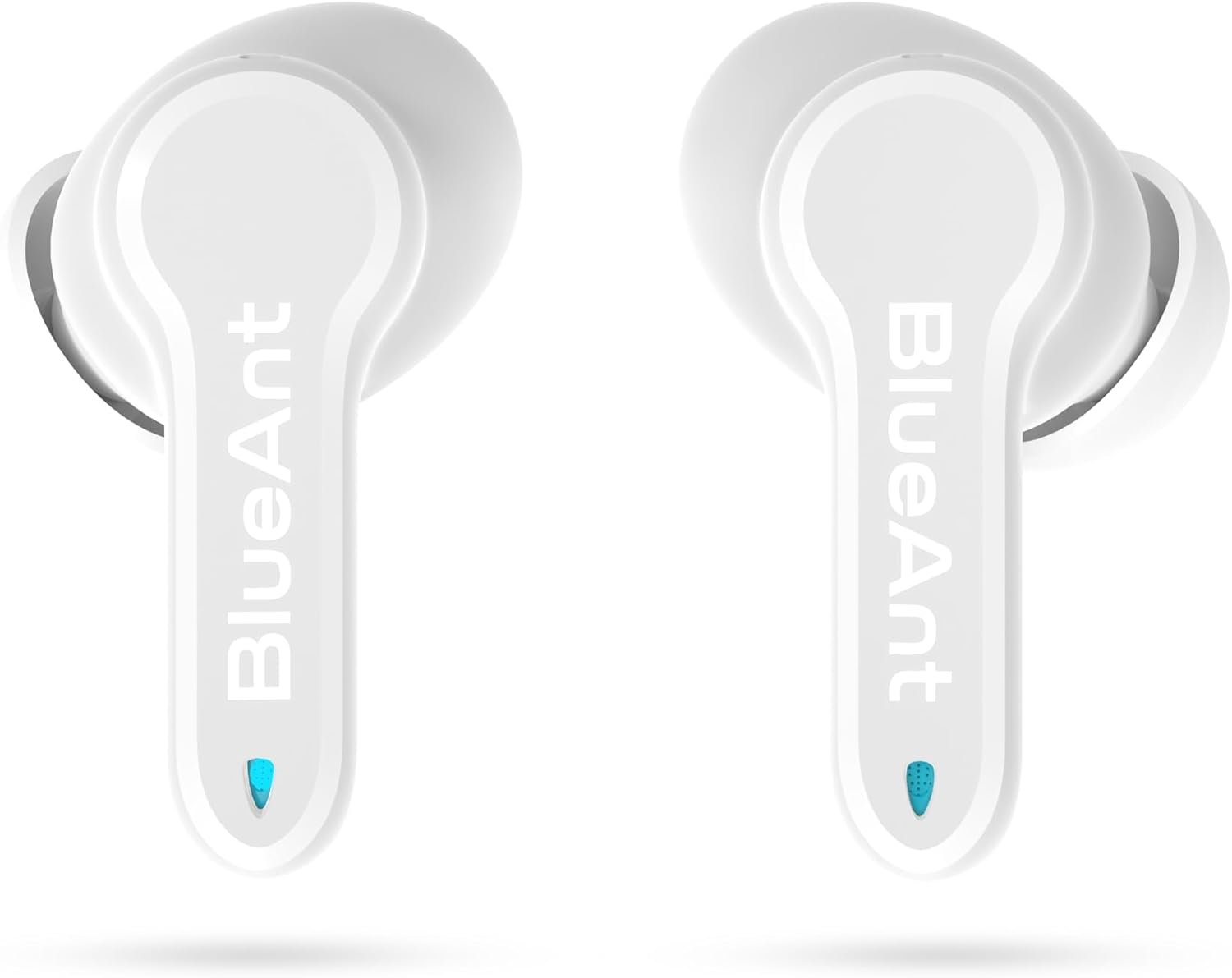 Blueant Pump Air ANC2 True Wireless Bluetooth Earbuds, Active Noise Cancelling with Transparency Mode, Big Bass Sound, Clear Calls, All-Day Battery, Sweatproof In-Ear Design, Black