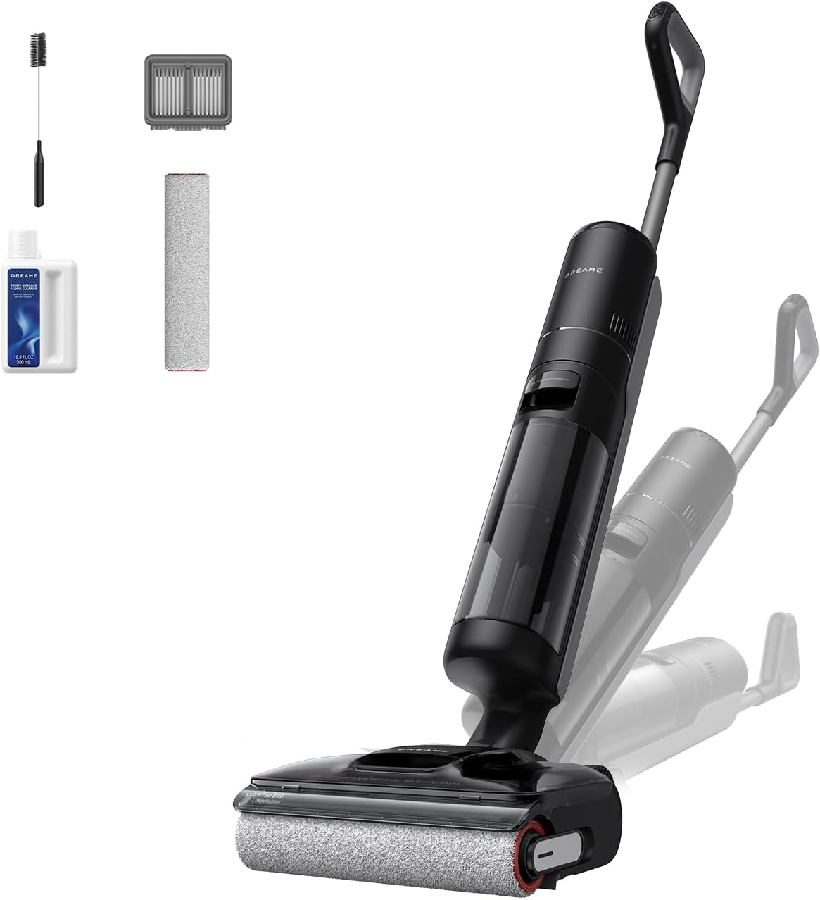 Dreame H12 Pro Flexreach Cordless Wet Dry Vacuum Cleaner,180&deg;Lie Flat,90&deg;C Brush Care Self-Cleaning, Edge to Edge Cleaning, Smart Messes Detection, 50Min Long Runtime,For Hard Floors