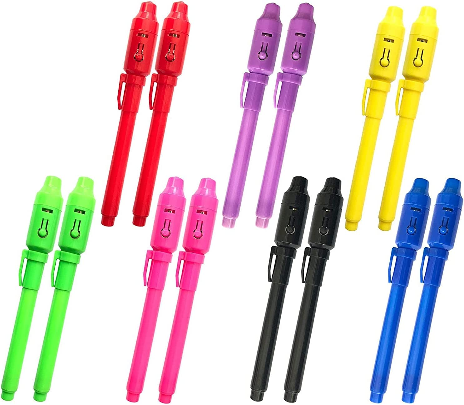 ZDY Invisible Ink Spy Pen with Light Magic Marker for Secret Messages - Kids Party, Christmas, Halloween, Easter Goodies Bags Toy - 14Pcs image number 6