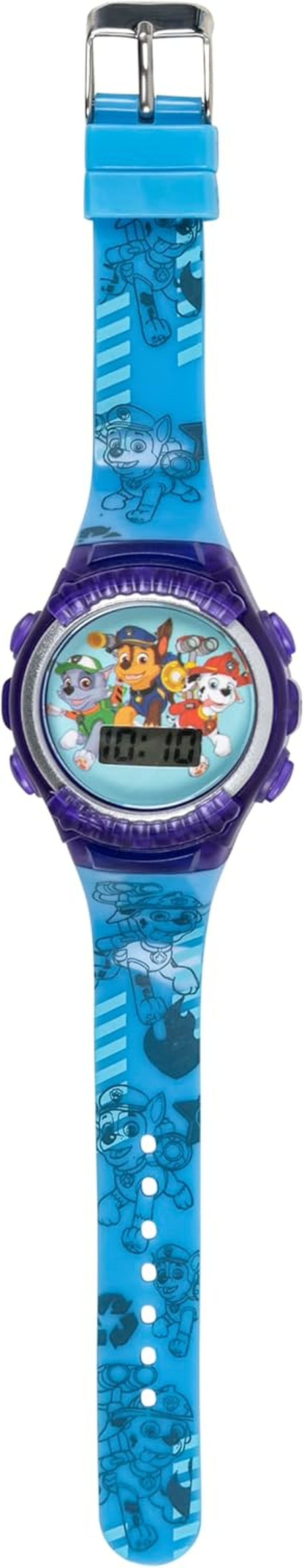 Accutime Nickelodeon Kids' PAW4039 Paw Patrol Digital Display Quartz Blue Watch, Purple, Digital,Quartz Movement image number 2