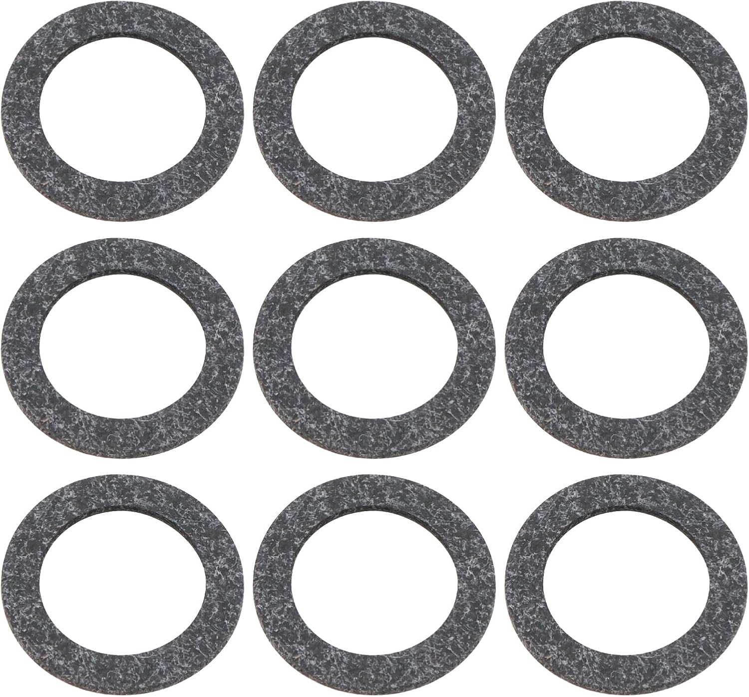 24PCS Carburetor Float Bowl Gasket Compatible with Briggs & Stratton 498260 271716 Inner Diameter 9.7Mm Outer Diameter Carburetor Bowl Seal 14.5Mm Dark Gray image number 1