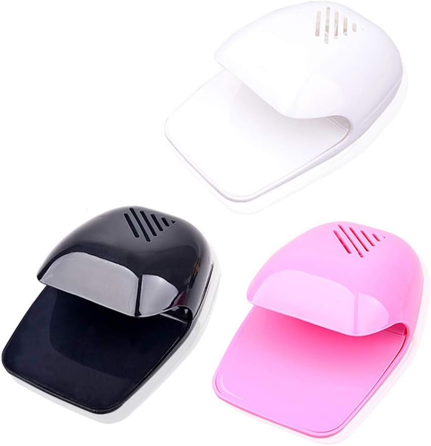 Lurrose Fingernail Dryer Mini Nail Dryer Portable Nail Dryer with Fan Mini Size for Regular Nail Polishes Nail Air Dryer image number 3
