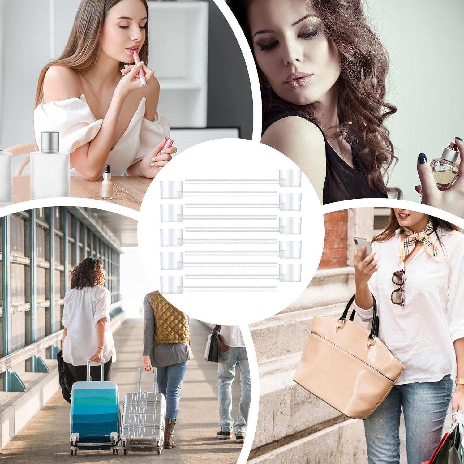 Xinhuju Cosmetic Dispenser Pump Transfer - Perfume Dispenser Pump Refill Transfer Tool | Cosmetic Portable Makeup Dispenser Multi-Purpose Liquid Dispenser for Spray Bottle image number 3