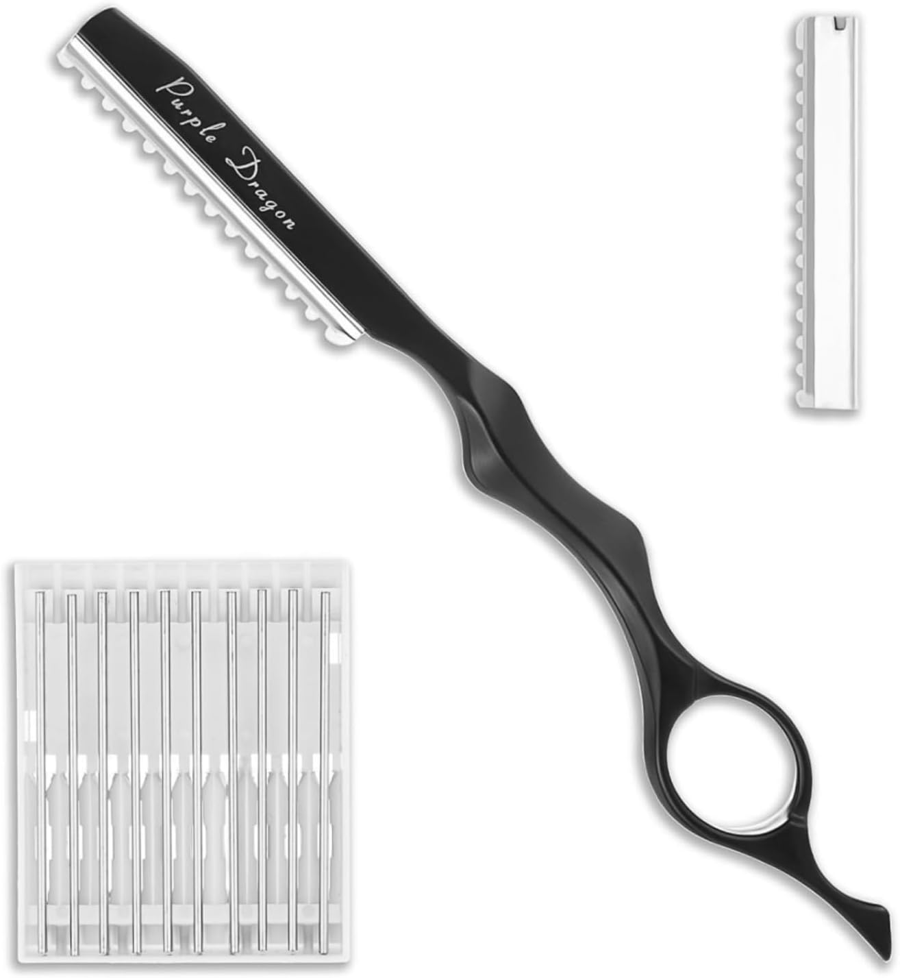 Suytvenxau Hair Styling Thinning Razor Set &ndash; Cutting Texturizing Razors for Salon Home with Replacement Cutter Kit for Layered Styles and Hairline Shaping image number 4
