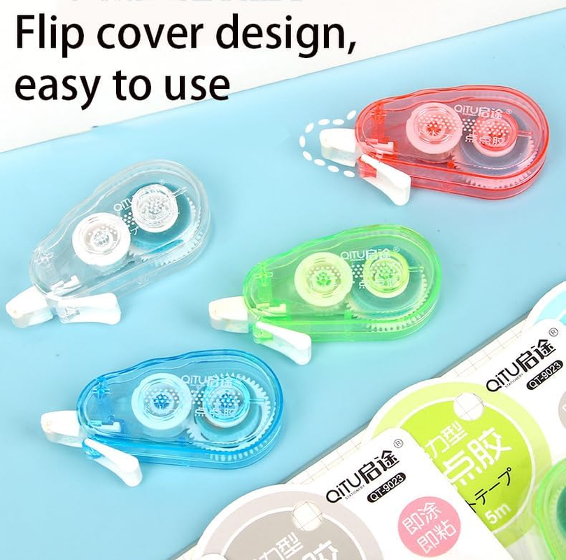 Double Sided Tape Roller, Scrapbooking Tape, Permanent Adhesive Tape Dispenser Runner for Crafts and Arts Projects, Photo-Safe, 0.3-Inch by 315-Inch (4) image number 6