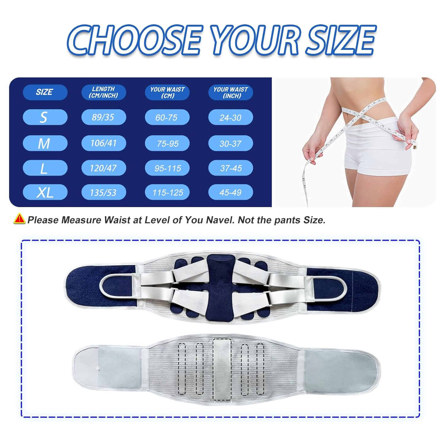 Avaneeny Back Brace for Lower Back Pain Relief from Herniated Disc, Sciatica & Scoliosis, Adjustable Lumbar Support Belt for Women & Men, Back Support Belt with Breathable Air Mesh Design-Medium image number 1