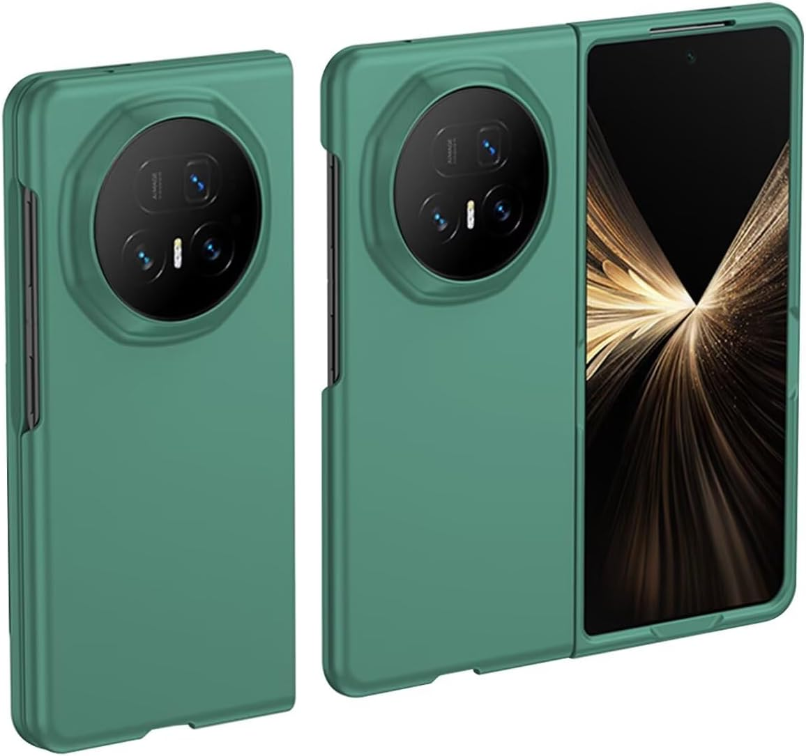 EASSGU Silicone Case Suitable for Honor Magic V5 (7.95 Inches), Skin-Friendly and Hard PC Protective Case against Drops and Scratch-Resistant - Dark Green image number 6