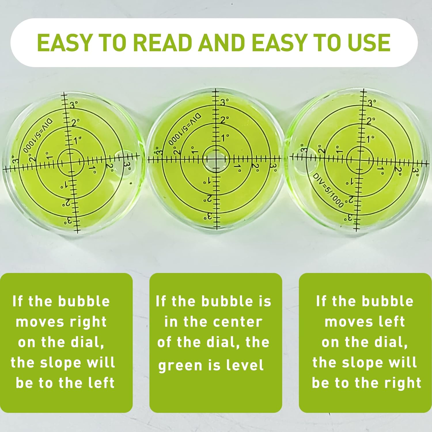 Golf Green Reader Pro Putt Golf Ball Marker round Bubble Level High Precision Golf Putting Aid Putting Green