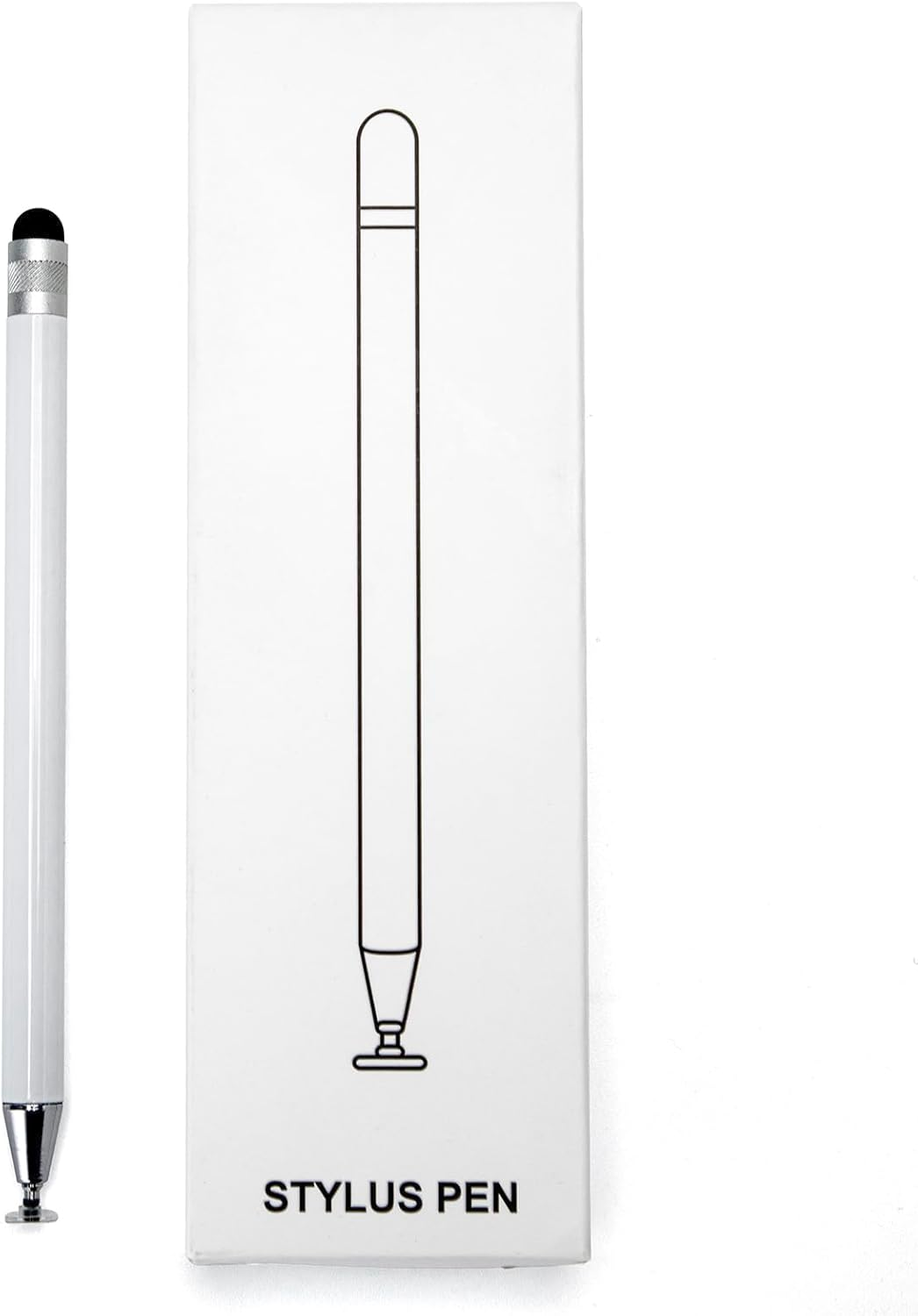 Heartybay 2-In-1 Stylus Pen for Digital Calendar Compatible with Iphone, Ipad, Android, Tablets, Phones, Universal Silicone Tip Dual Touchscreen Pencil Compatible with Skylight Calendar