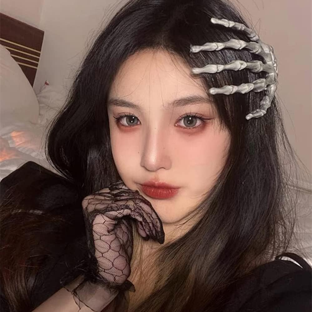 Hair Clips, Phalanges Hair Accessories for Halloween, Dress up Party, Cosplay, No Bend Clips, Fingers image number 5