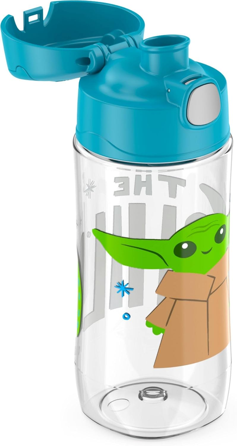 THERMOS FUNTAINER 16 Ounce Plastic Hydration Bottle with Spout, Mandalorian image number 4