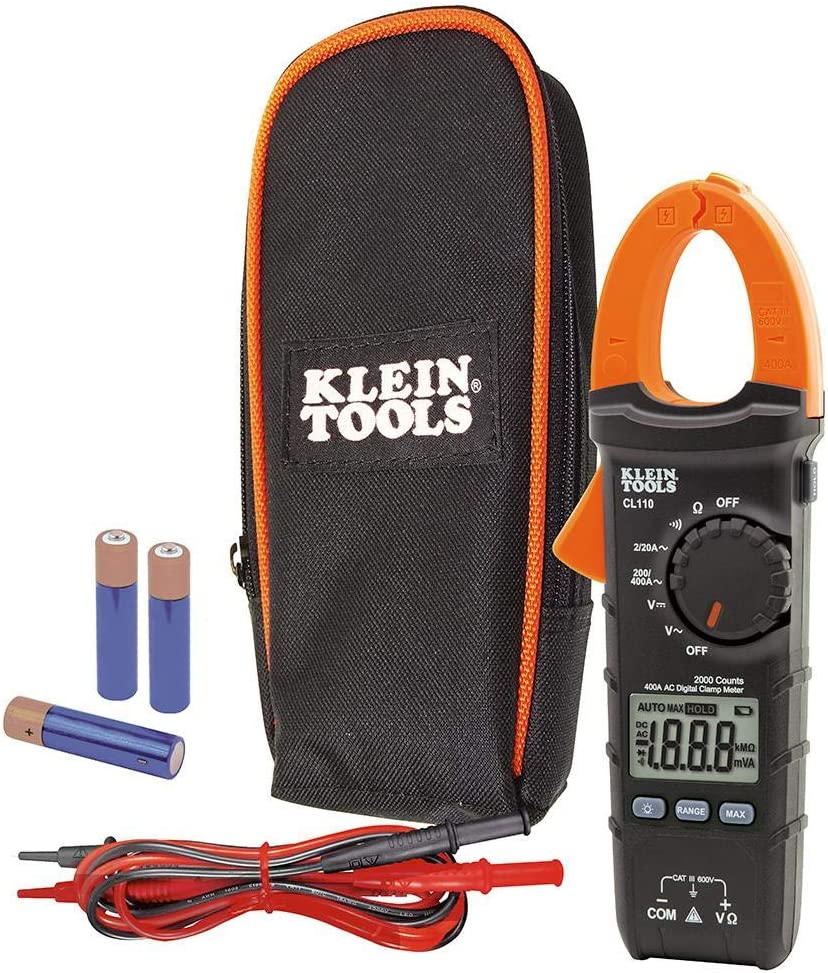 Klein Tools A-CL110 400 Amp Digital Auto Ranging AC Clamp Meter image number 3