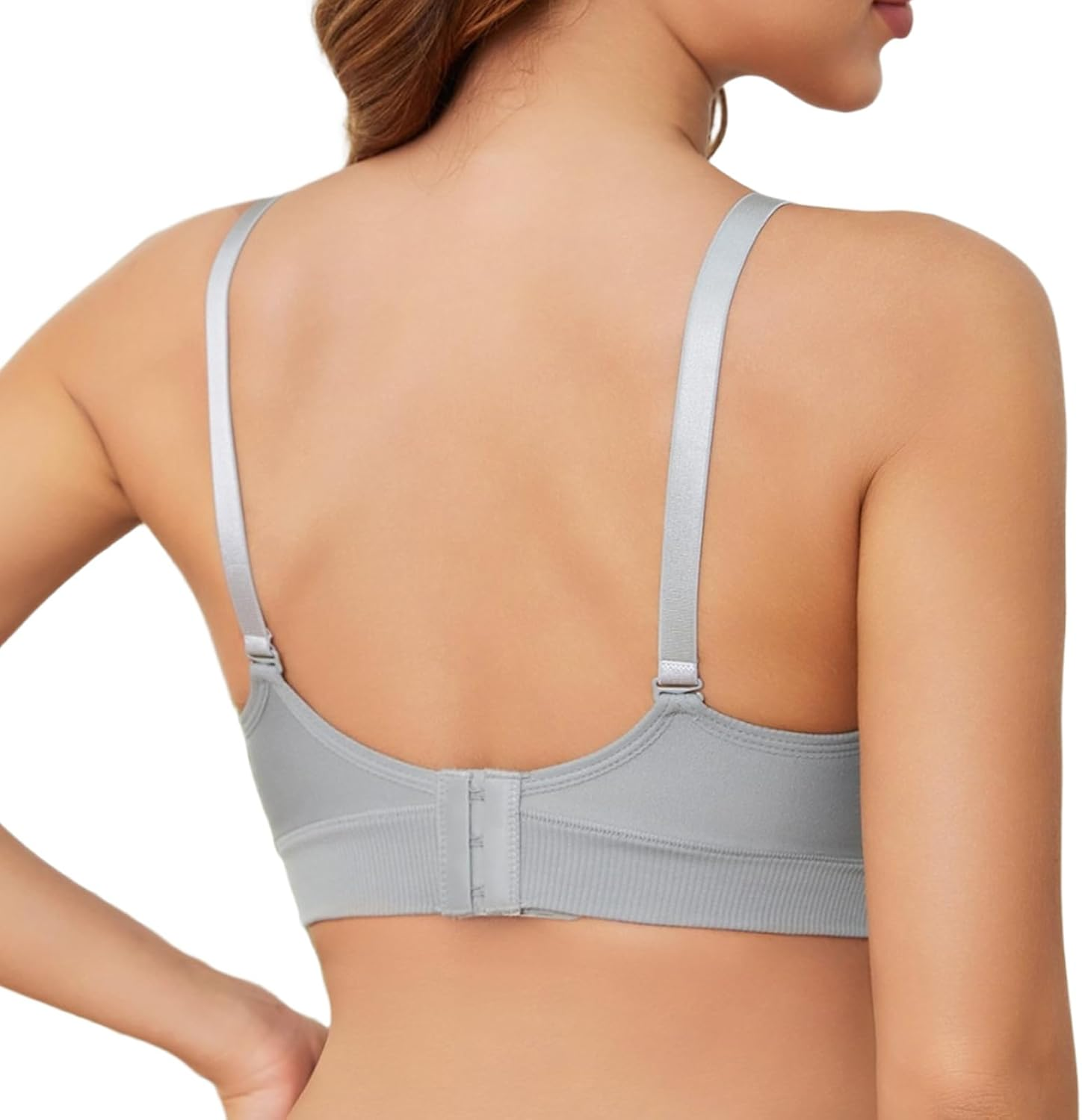 Dress Cici Premium Nursing Bra - U-Back Removable Padded Wire Free Support image number 2