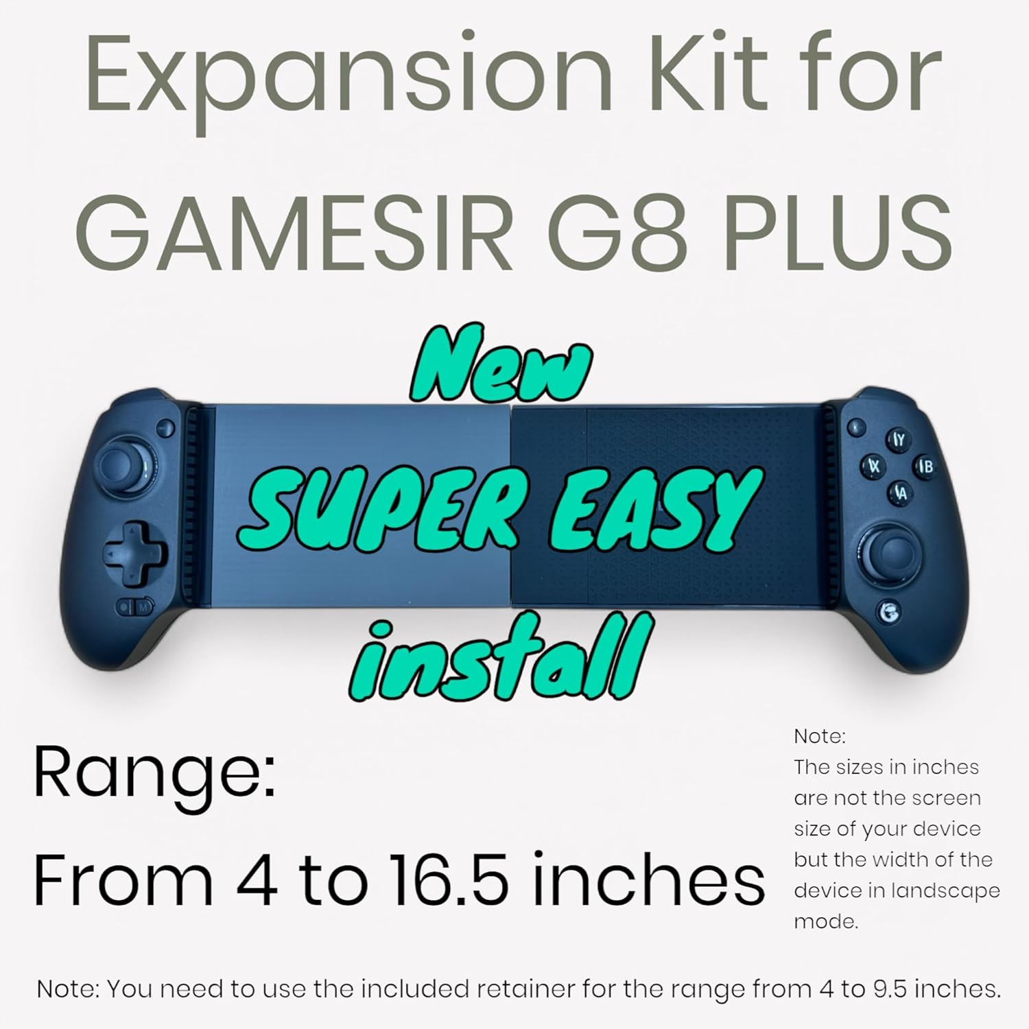 Expansion Kit for GAMESIR G8 plus Controller for Tablets - (Extended Range 4 to 16.5 Inches) DYI - EASY to INSTALL - IMPORTANT: Please Watch the Instalation Video before Purchasing - THIS IS NOT A image number 6