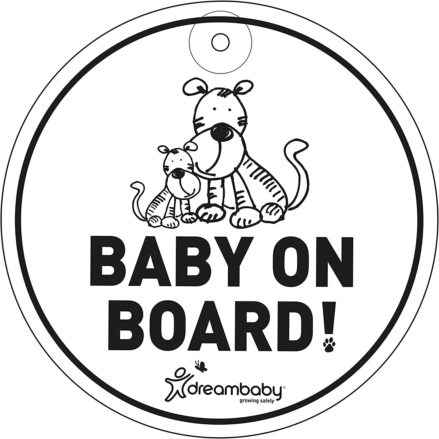 Dreambaby Baby on Board Sign - Tigers image number 2