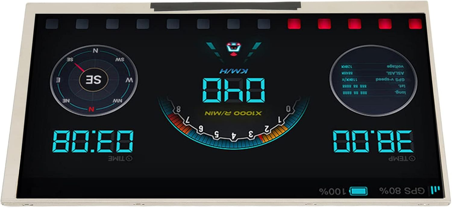 7 Inch IPS Game Monitor 1024X600 170&deg; Viewing Angle Portable Thin Display for Nano Mainboard Computer image number 2