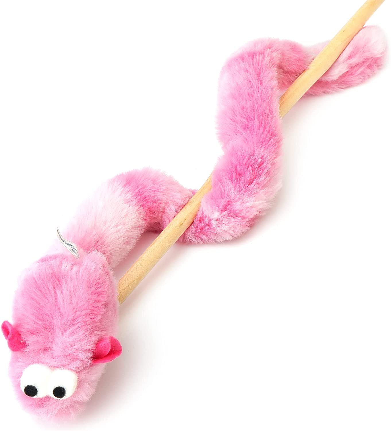 Chiwava 4 Packs 15 Inch Long Soft Plush Cat Toys Mice with Bell Rustle Sound Small Mouse Activity Interactive Toy image number 6