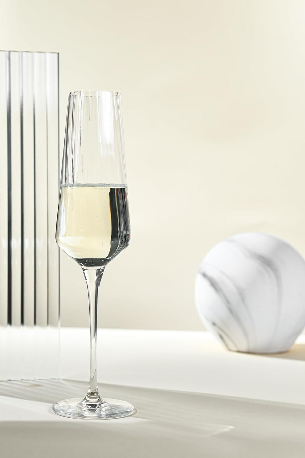 Krosno Avant-Garde Lumi Flute Set of 6 200ML Gift Boxed