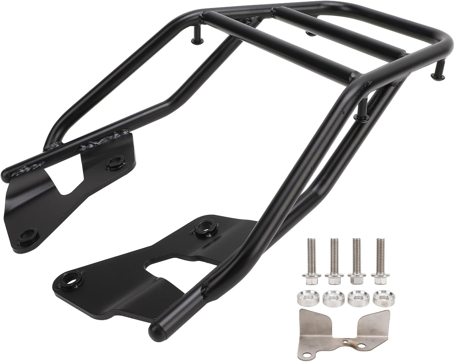 Motorcycle Rear Rack for MSX 125 Grom 125 2016-2020, Motorcycle Rear Cargo Carrier, Powersports Luggage Rack, Fadeproof and Resistant, Easy Installation image number 1