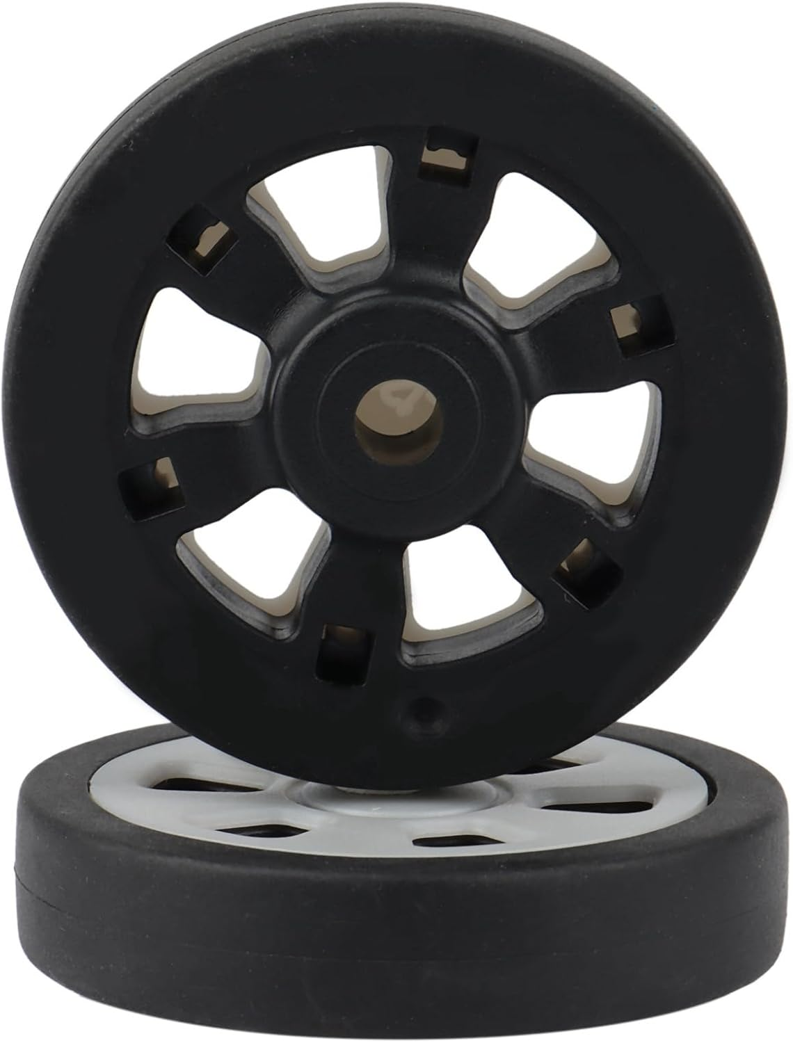 10X Luggage Accessories Wheels Aircraft Suitcase Pulley Rollers Mute Wheel Wear- Parts Repair 55X12Mm image number 5