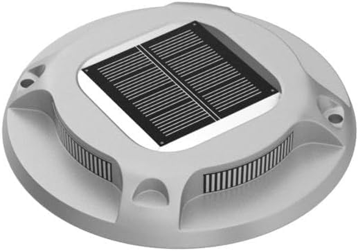 10 Pack Solar Driveway Lights,2 Color Modes Waterproof Outdoor LED Dock Marine Marker, Solar Deck Lights for Step, Sidewalk, Pathway, Patio, Garden (Blue/White) image number 5