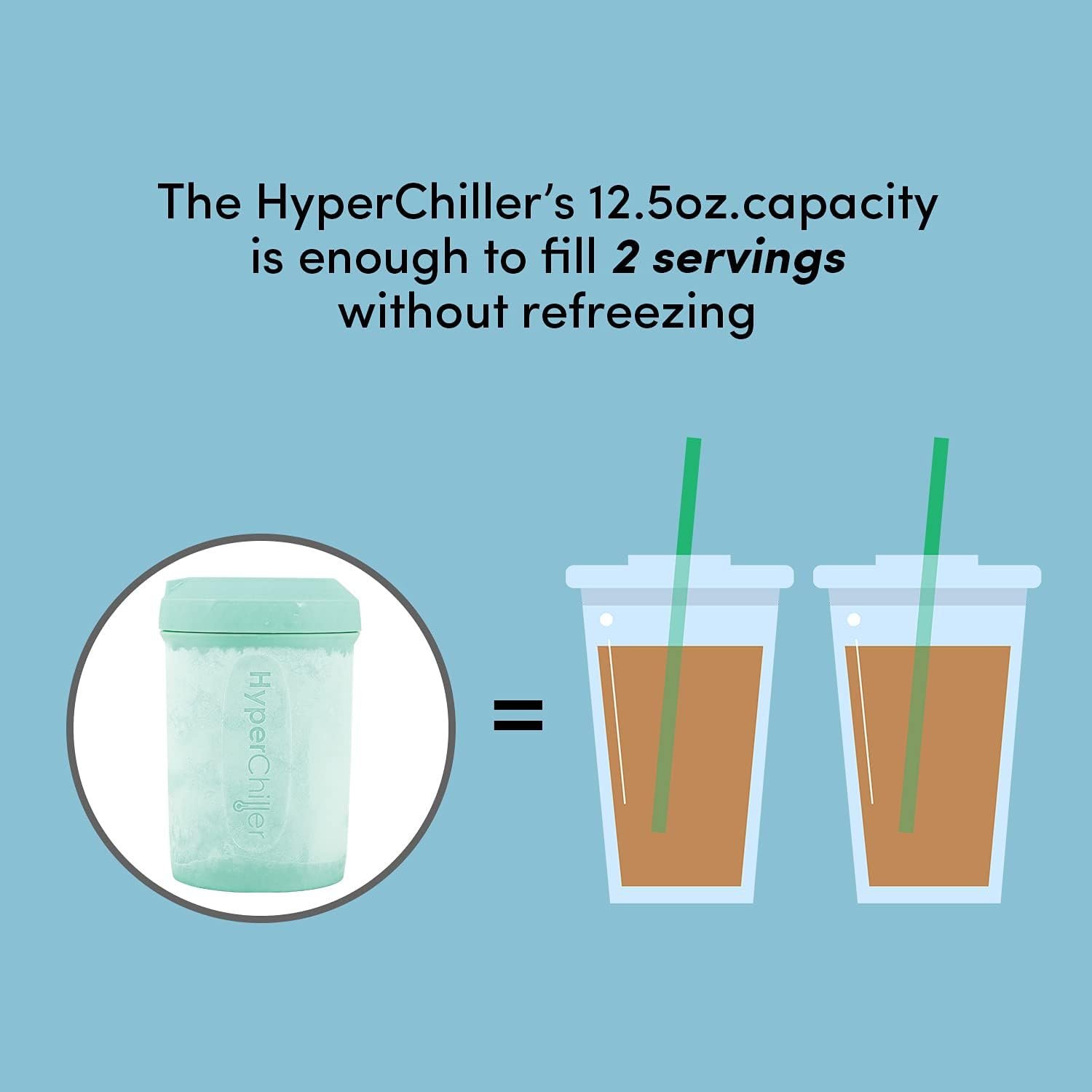 Hyperchiller Elite Gourmet Beverage Chiller, 12.5 Oz, Mint image number 4