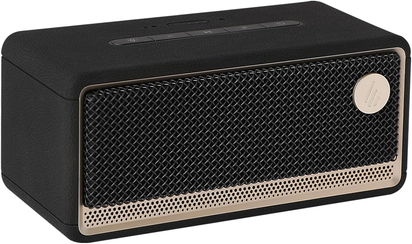 Edifier ES60 Premium Bluetooth Speaker - Portable 34W Speaker with Bluetooth 5.4, IP66 Waterproof & Dustproof, up to 9H Battery, USB-C, Stereo Pairing, Ambient Lighting, Connex App