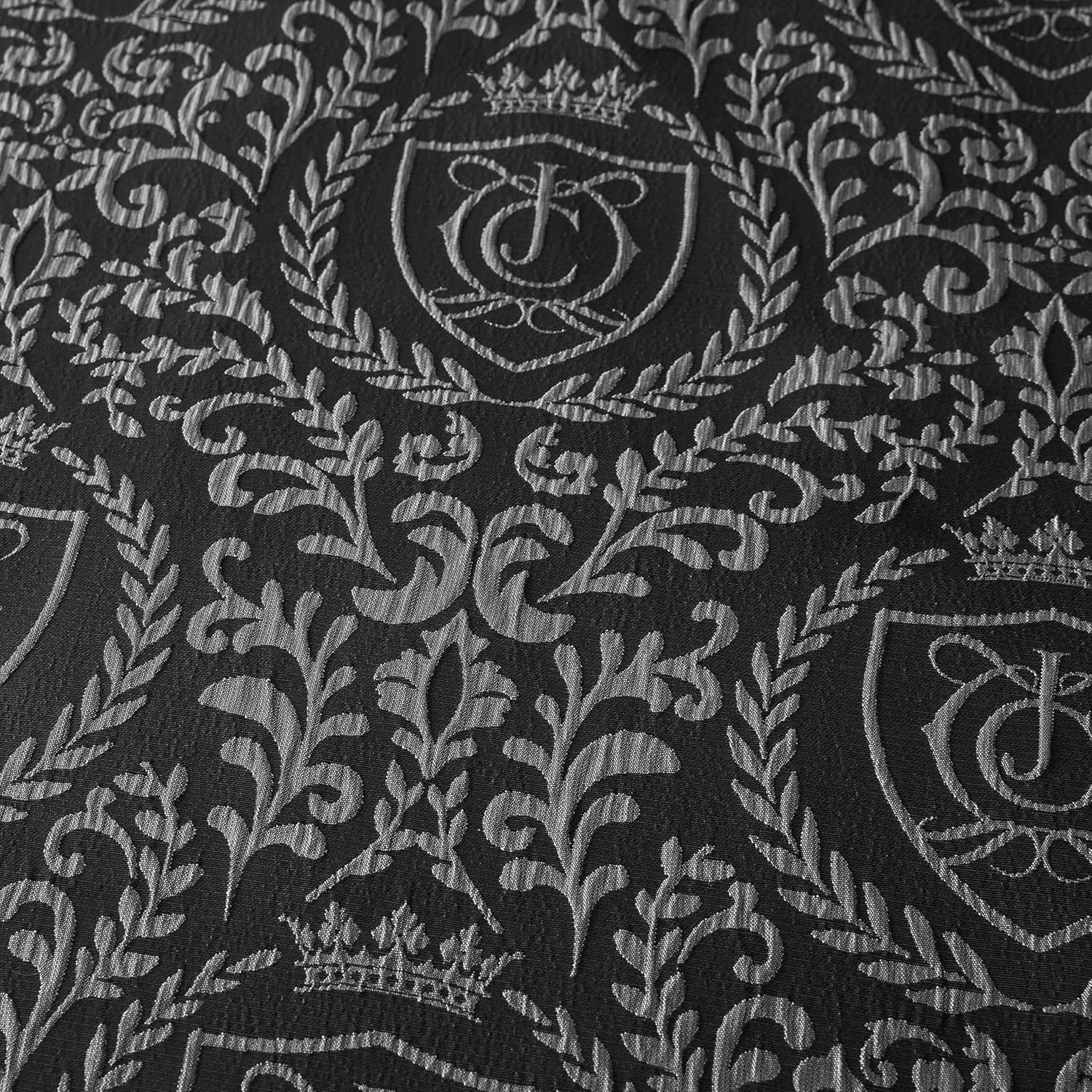 Juicy Couture Dovona Bedding Set 4-Piece Twin/Twin XL Comforter Set, Black image number 3