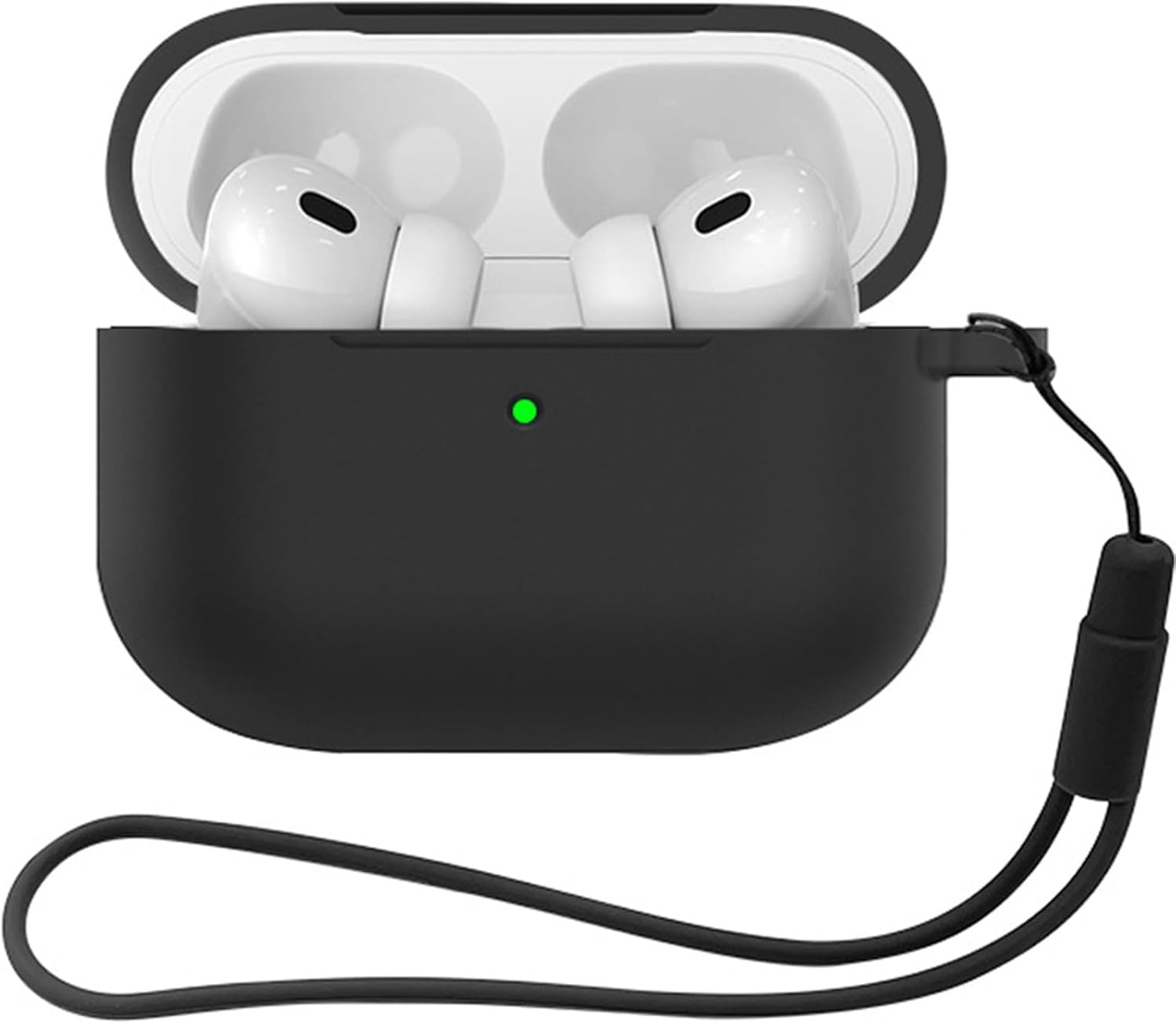 MOIHSING for Airpods Pro 3 Case, Soft Silicone Protective Skin Cover Compatible with Airpods Pro Case 3Rd Generation (2025), Compatible Magsafe, Full Drop Protection Cover with Lanyard, Purple