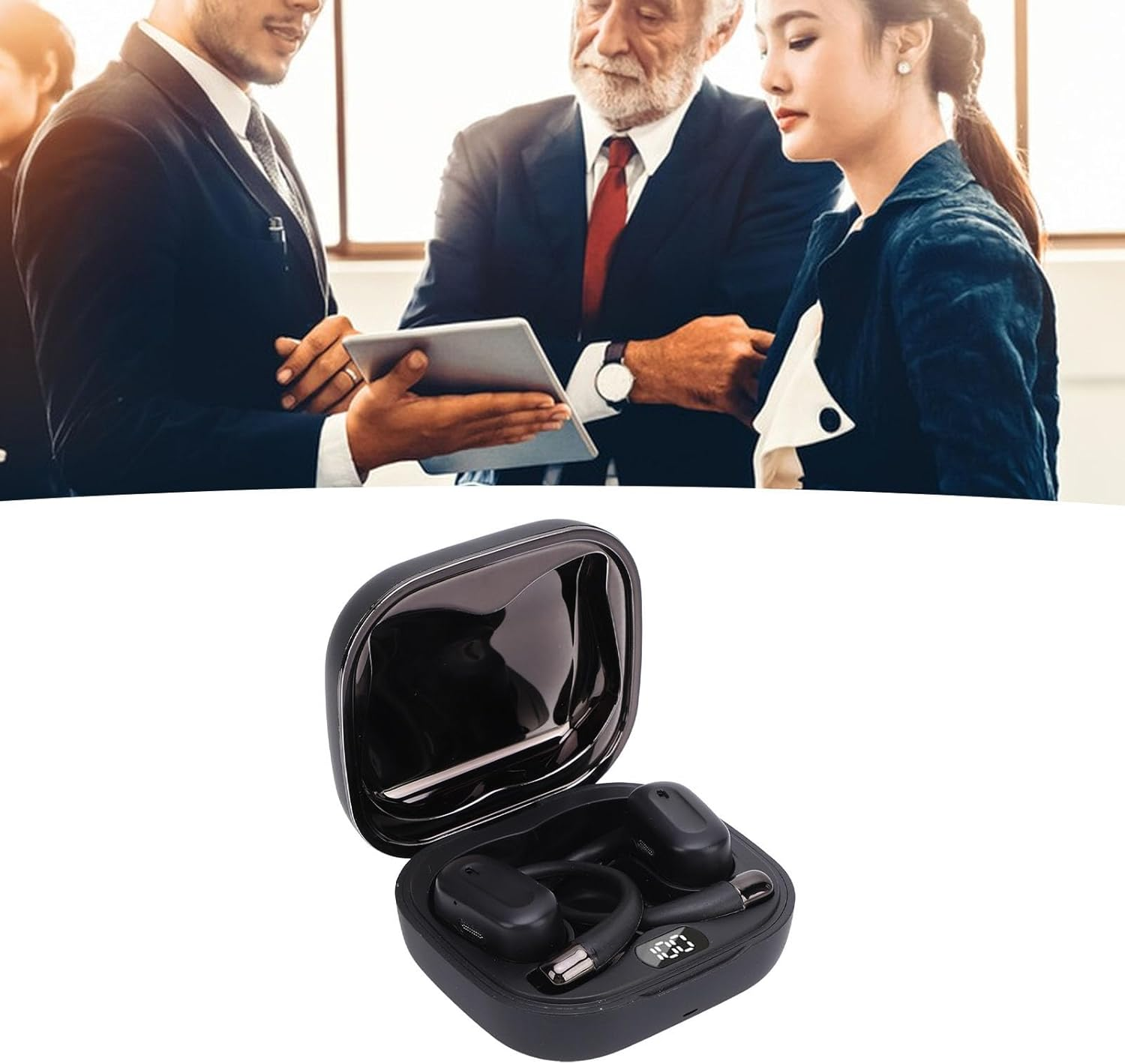 Elprico Voice Translator Earbuds, Real-Time Translation in 144 Languages with Bluetooth and App, Instant Online Voice Translation with 3 Modes for Travel, Business Learning, for Android
