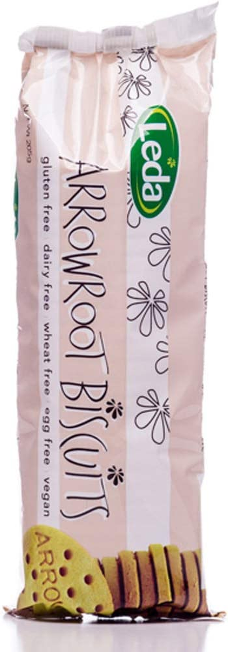 Leda Arrowroot Cookie Biscuits, 205G image number 1
