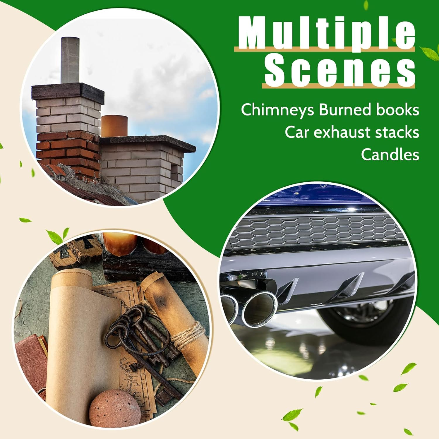 Tessco for You 9 Pcs Reusable Soot Eraser Sponge for Dry Cleaning - Effective Soot Remover for Pet Hair, Dust, and Dirt on Painted Walls, Books, and Car Interiors image number 3