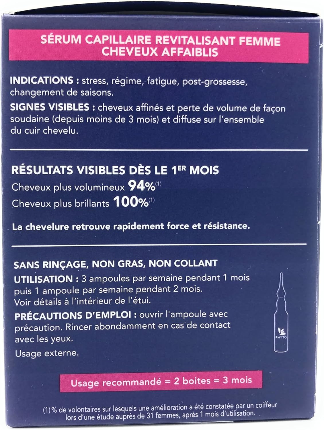 PHYTO Phytocyane Densifying Treatment Serum 12X7.5Ml image number 5