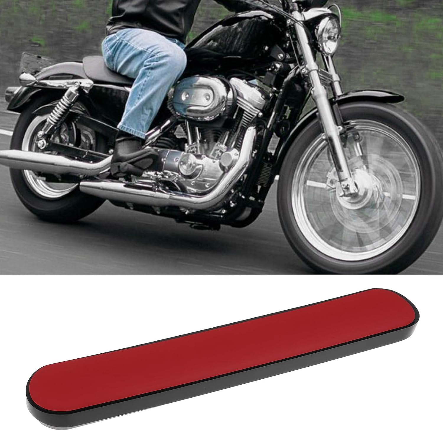 Create Idea 2Pcs Motorcycle Fork Reflectors Compatible with Ha-Rley Sportster 883 1200 X48 A1 image number 1