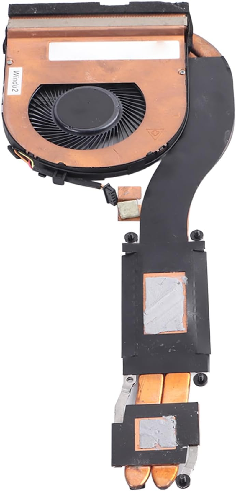 Laptop CPU Cooling Fan, Heat Dissipation Aluminium Alloy ABS Brass CPU Cooling Fan Module for T480 T470 01YR200 01YR202 Laptop image number 5