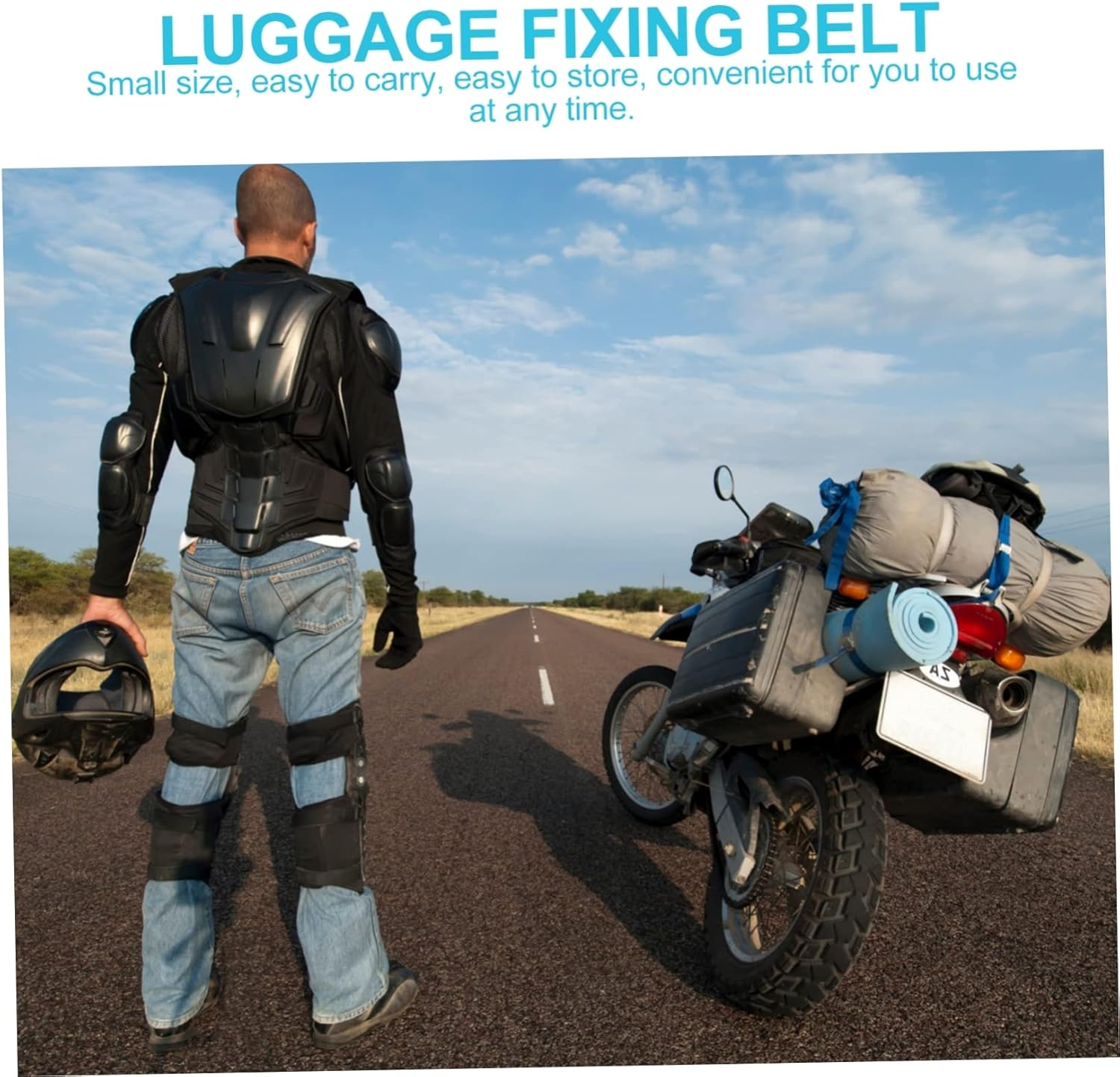 NAMOARLY 5Pcs Elastic Belt Ropes for Luggage Cargo Fixing Hooks Suitcase Straps image number 5