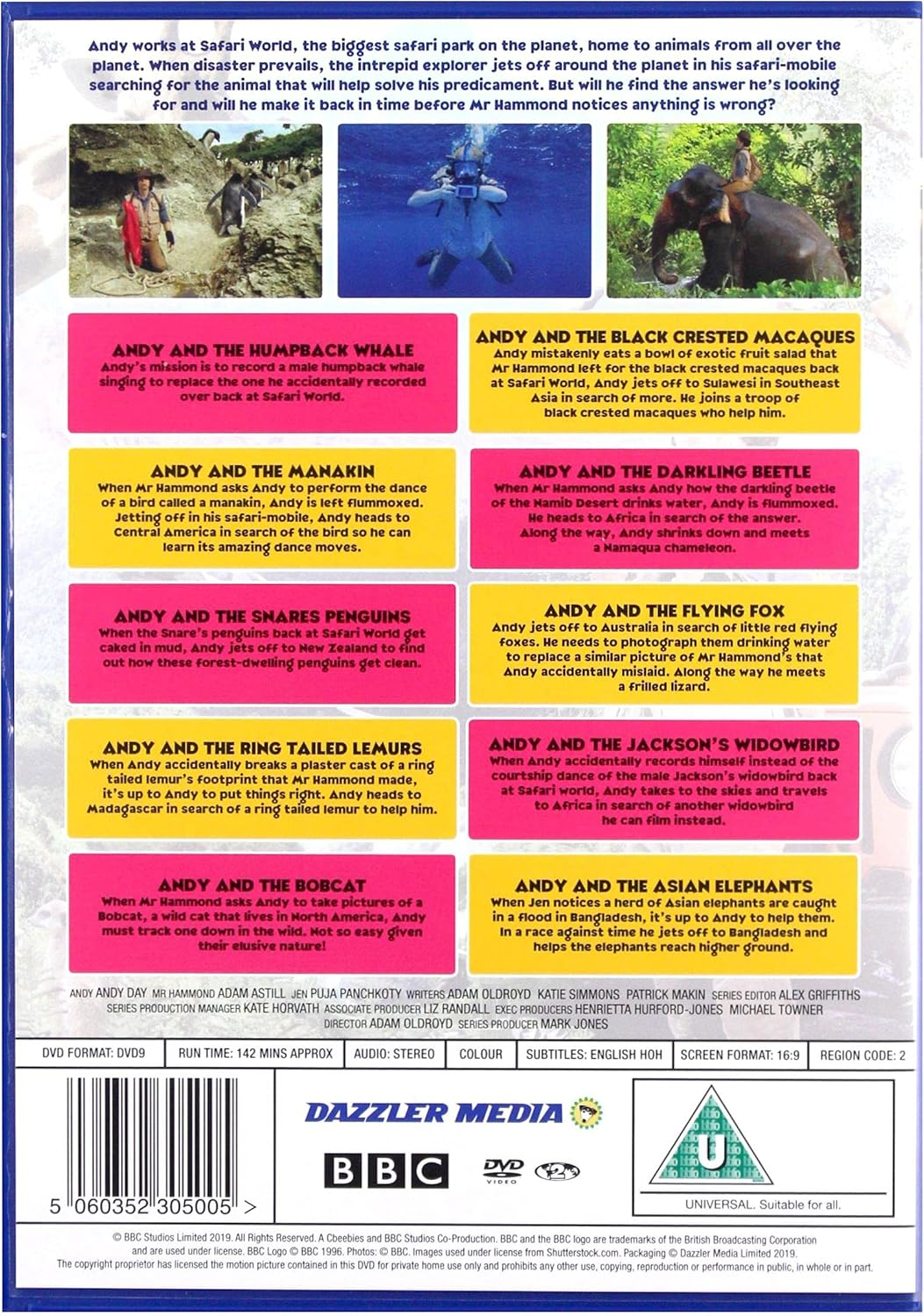 Andy'S Safari Adventures: the Flying Fox (Vol 4) [DVD]