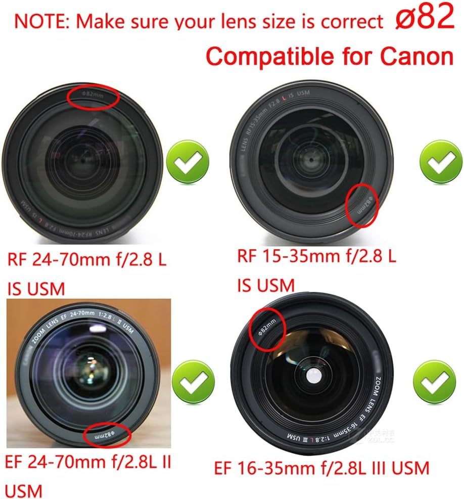 WH1916 82Mm-77Mm Step down Ring [82Mm Lens to 77Mm Filter] 2 Pack, Camera Lens Filter Adapter Ring Lens Converter Accessories image number 5