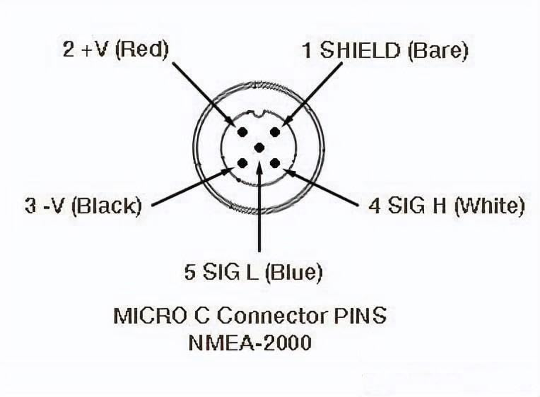 Regatta Processing NMEA 2000 (N2K) Honda 4-Meter (13 Feet) Interface Cable with Included Tee Connector, for Lowrance Simrad B&G Navico & Garmin Networks, 198168373804 image number 4