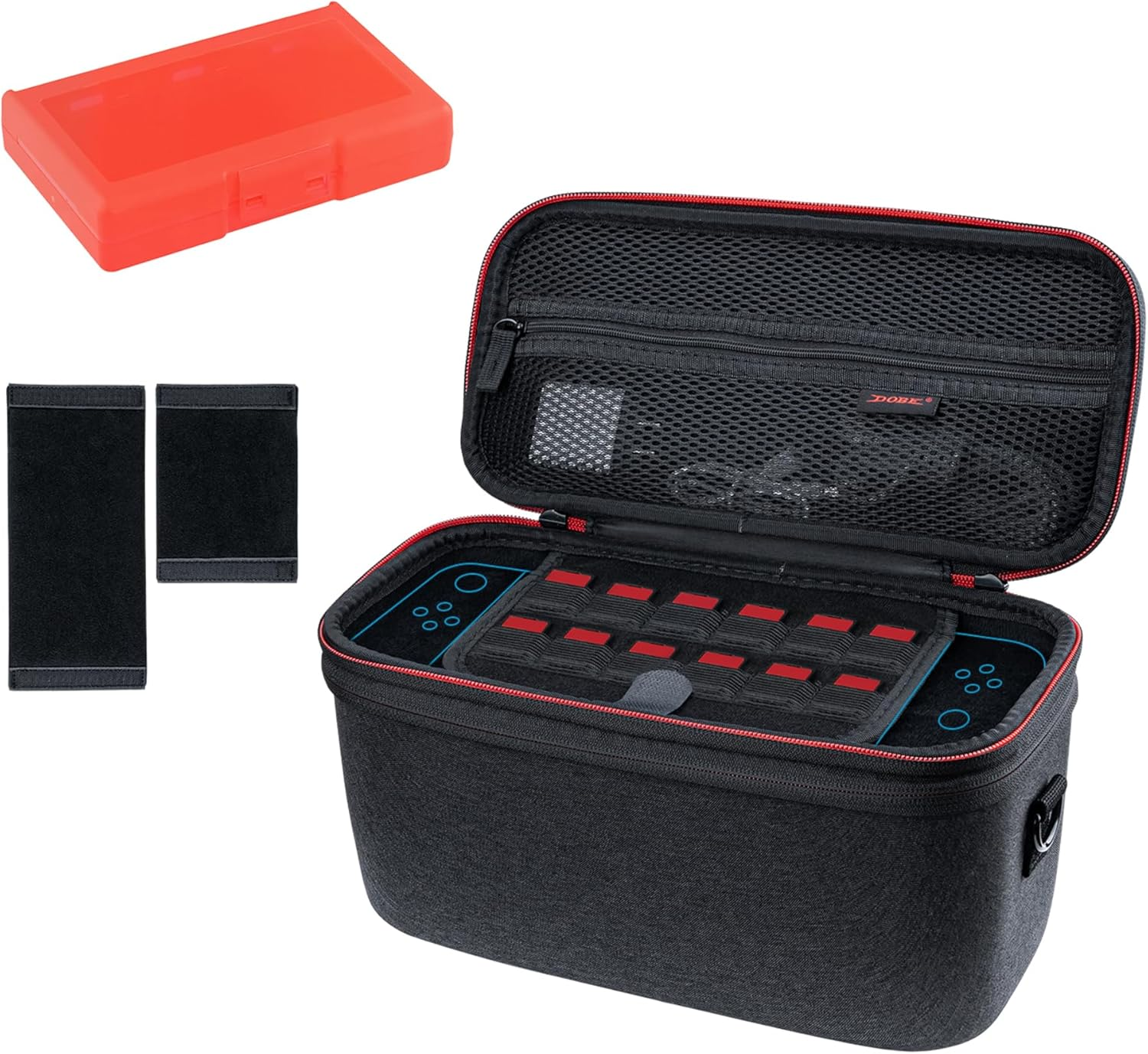 Mcbazel Storage Bag for N-Switch 2, Portable Full Protection Carrying Travel Bag with 24 Game Cards Storage for Switch 2 Controller and Other Accessories image number 3