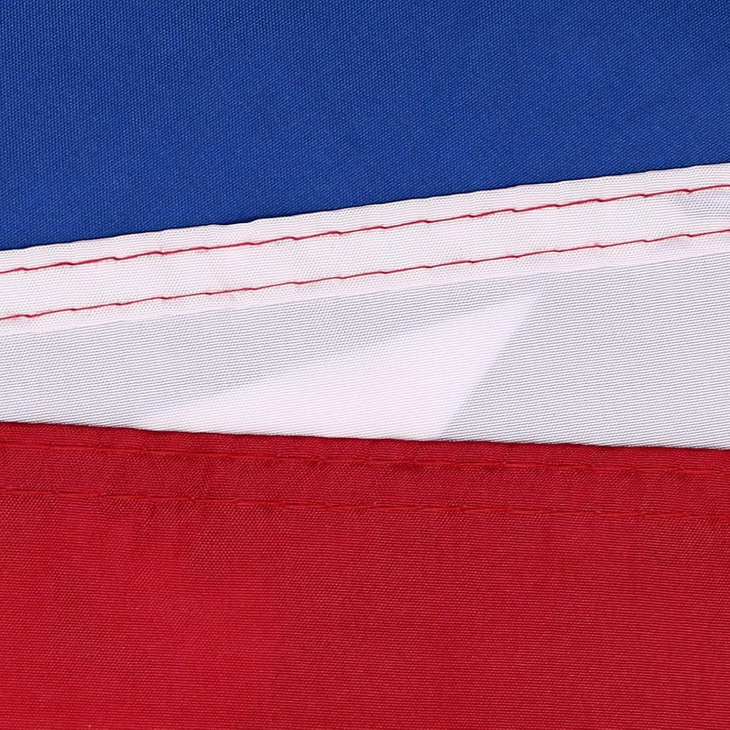 Texas State Flag with Brass Grommets Lone Star Flags Thick Fabric Double Stitched Outdoor/Indoor Use TX Flag 3X5 Ft