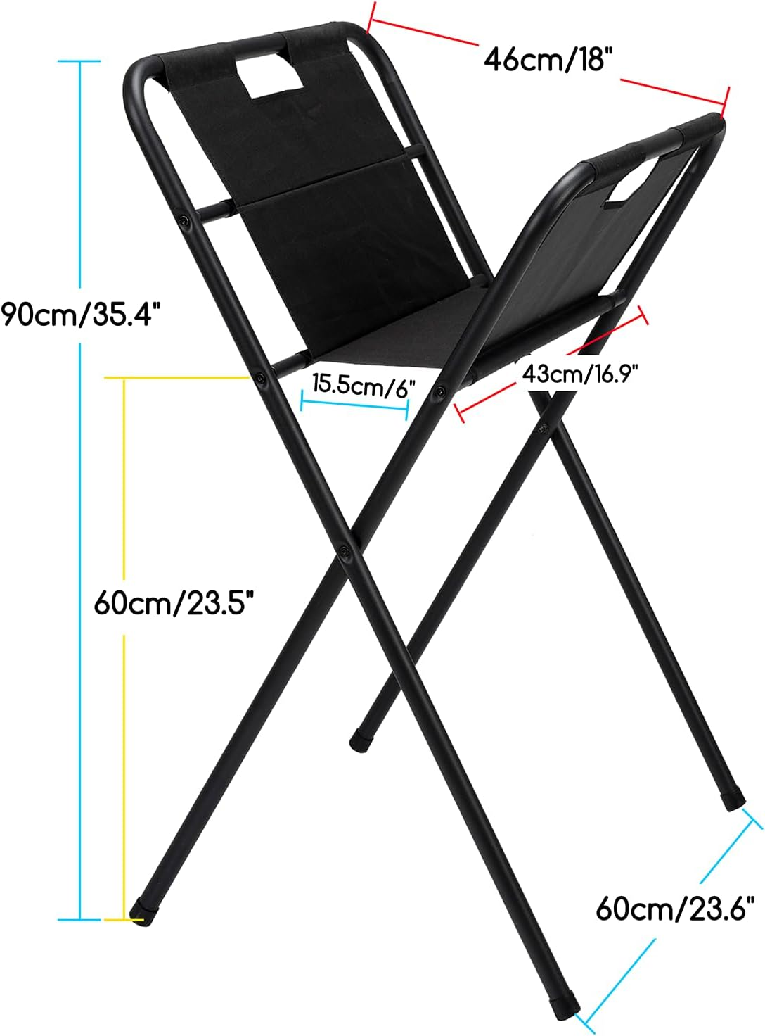 MEEDEN Canvas Art Print Rack: Folding Display and Drying Rack - Portable Art Storage Rack for Poster Stand Canvas Panels Artworks Artist Galleries - Medium image number 3