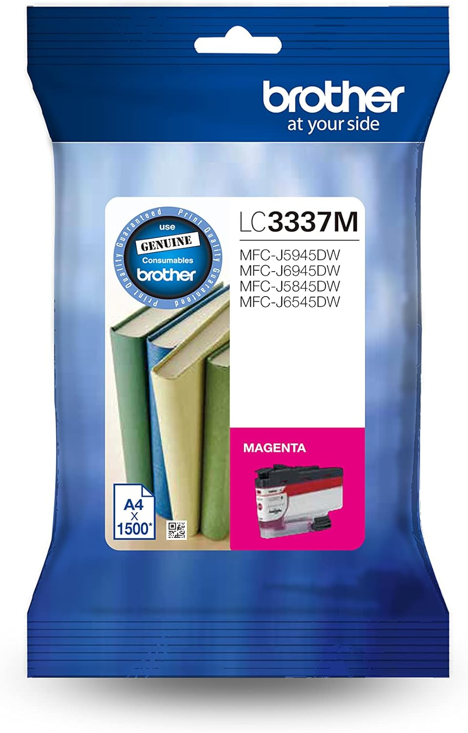 Brother Genuine LC3339XLBK High-Yield Capacity Ink Cartridge, Black, Page Yield up to 6000 Pages, (LC-3339XLBK) for Use With: MFC-J5945DW, MFC-J6945DW, MFC-J5845DW, MFC-J6545DW High-Yield Capacity