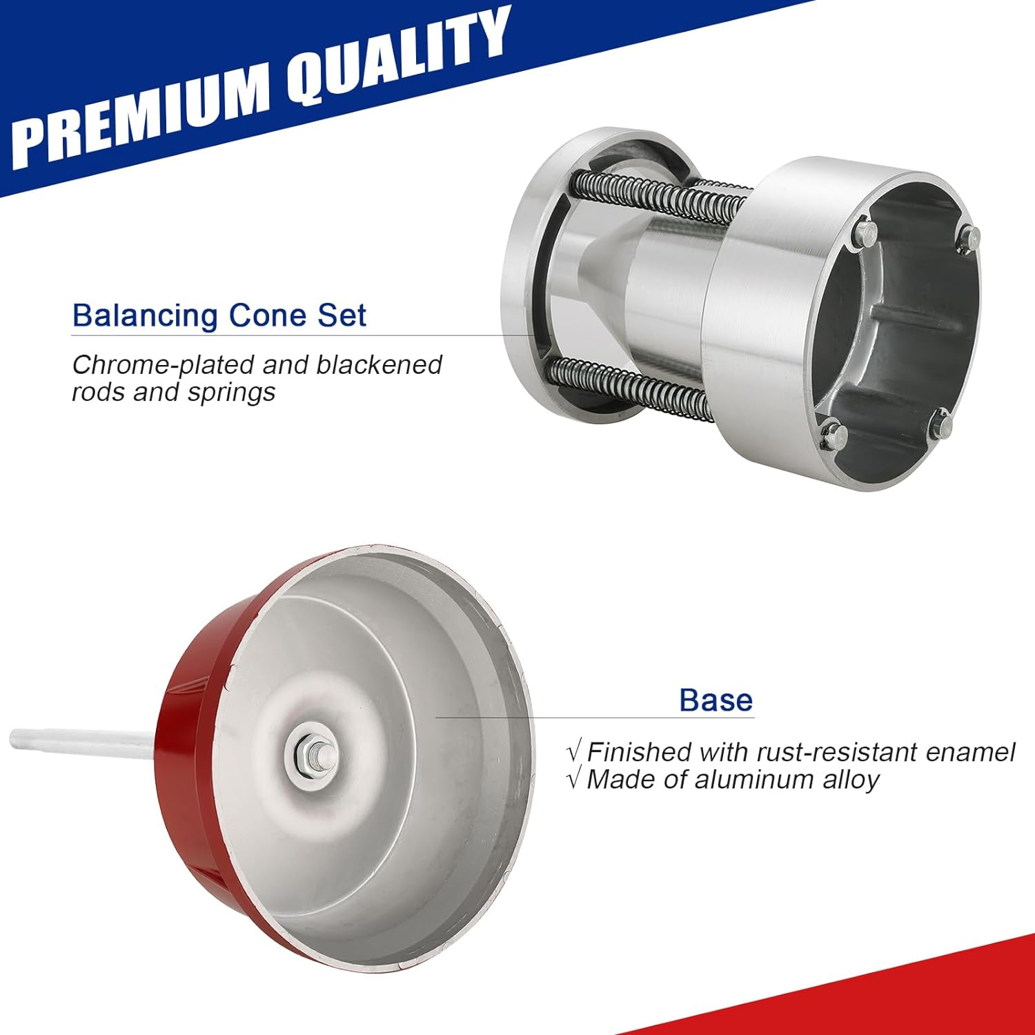 NYXOVA Portable Bubble Wheel Balancer, Heavy Duty Wheel Balancer with Bubble Level, Tire Balancing for Cars & Trucks, Rim Tire Balancer Machine for Car Light Truck Repair image number 5