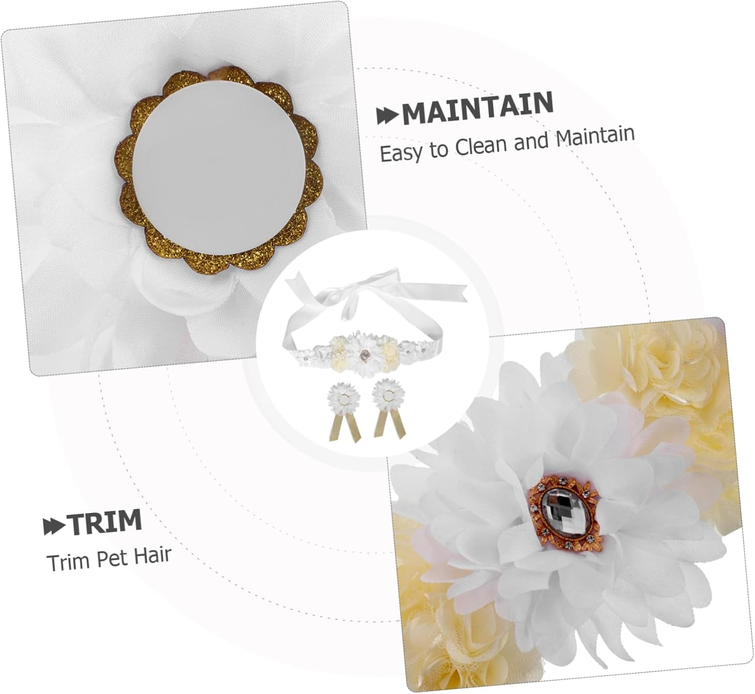 Ibasenice Floral Maternity Sash Belt with Adjustable Straps Stretchable Pregnancy Belly Band for Mom-To-Be Supportive Shower Decoration and Comfortable Fit image number 1